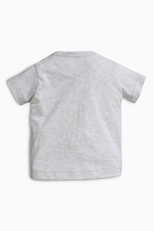 Grey Character T-Shirt (0mths-2yrs)